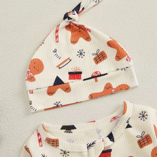 Long Sleeve Christmas Vibes Baby Jumpsuit Discount - Image 2
